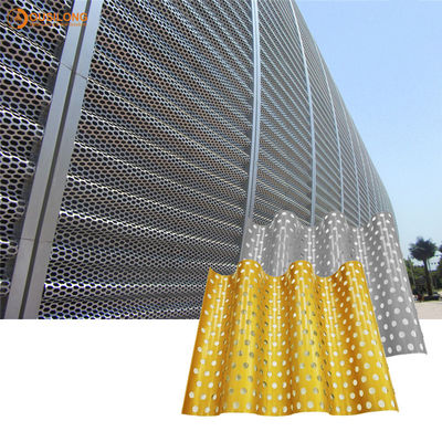 High Strength Aluminum Corrugated Panel For Exterior & Interior Wall Decoration