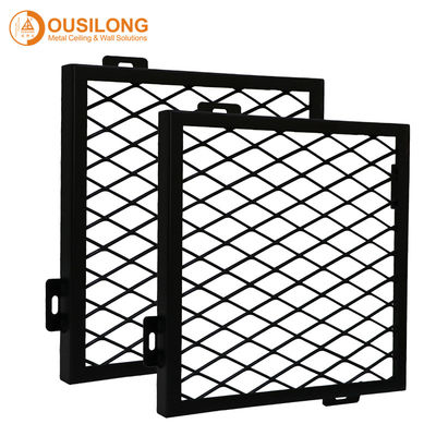 Exterior wall panel decorative material metal facade cladding aluminum mesh ceiling panel