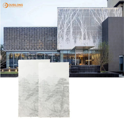 2.5mm Laser Cutting Decorative Aluminum Art Wall Panels With Culture Element Custom Pattern
