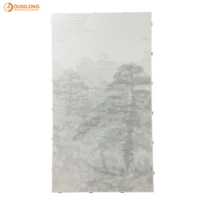 2.5mm Laser Cutting Decorative Aluminum Art Wall Panels With Culture Element Custom Pattern