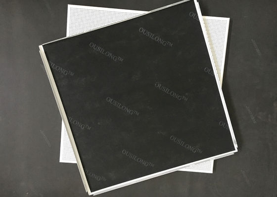 0.6mm Thick Powder Coated Clip In Ceiling Electrostatic Powder Coating Satin Smooth