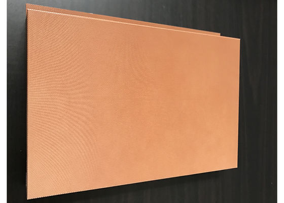 Commercial E - Shaped Hook Ceiling Tile Panels Composite With Aluminum Honeycomb Core