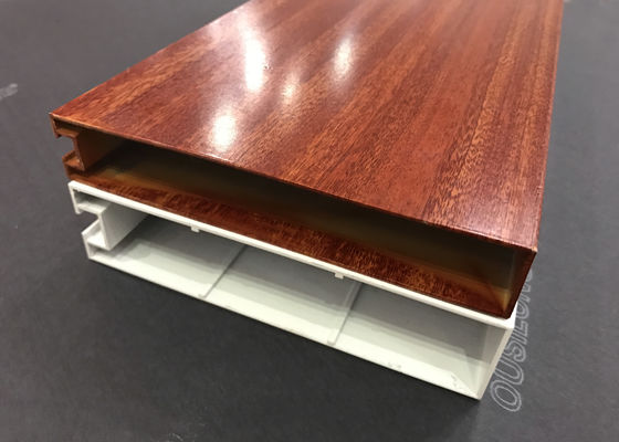 Extruded Profile Suspended Metal Ceiling Commercial Aluminium Baffle Ceiling Linear Metal Strip Panel