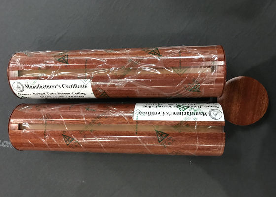 Extruded Aluminum Timber Round Tube Suspending Metal Ceiling Panel Linear