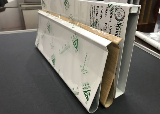 Extruded Metal Suspended Ceiling Tiles 6063 Aluminum Ceiling With Water Drip Shape