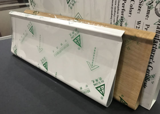 Water Drip Shape Extruded Commercial Ceiling Tiles Commercial Suspension System