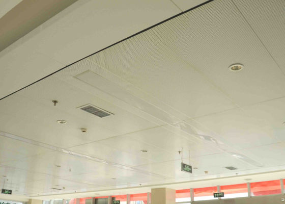 Fire & Water proof Square Clip In Ceiling Tiles with Powder Coated