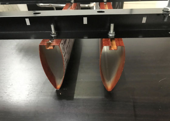 Commercial Office Suspended Baffle Ceiling / Modern Wood Drop Ceiling Panel