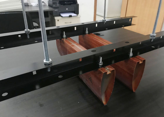 Drop Ceiling Tiles / Architectural Metal Plank Wood Linear Baffle Ceiling