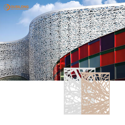 Powder Coated Perforated Metal Panel Ceiling Metal Ceilings Ideal for in Airports Shopping Malls and Educational Facilities