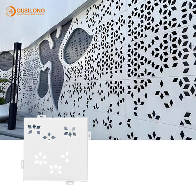 Outdoor Perforated Metal Ceiling Painted Finish Hemmed Edge Designed for Durable and Attractive Exterior Ceiling Solutions