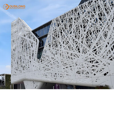 Holediameter 1mm to 10mm Perforated Metal Panel Ceiling Polyester Powder Heat Transfer Coating Ideal for Commercial and Industrial Applications