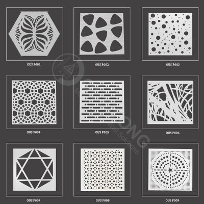 Dia As Per Perforated Metal Panel Ceiling Customized Pitch Suitable for Office Hospitals Airports and Public Buildings