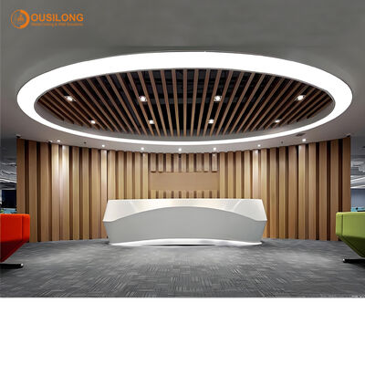 Waterproof Aluminium Linear Ceiling Baffles Featuring PE PVDF Coating Suitable for in Offices Airports and Other Public Venues
