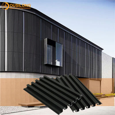 Facades Aluminum Wall Panels Panel Thickness 1.5-4mm Designed for Durable Weather Resistant Exterior Cladding and Facades