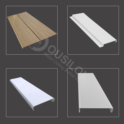 Stripwidth 50mm to 300mm aluminum strip ceiling customizable production requirement as you require ideal for commercial and residential projects