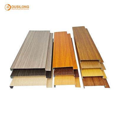 50mm to 300mm Stripwidth aluminum strip ceiling featuring coating thickness 006mm to 008mm suitable for modern architectural projects