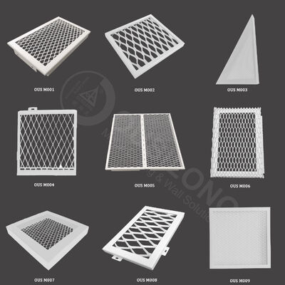 Carving perforation aluminum mesh ceiling customized solutions for ventilation ceiling decoration and lighting integration
