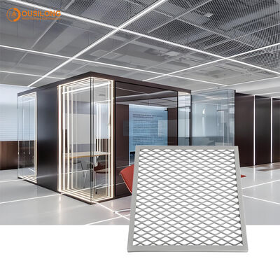 Meter Suspended Metal Mesh Ceiling Lumenius Flux 4600 5000LM Ideal for Commercial Interiors