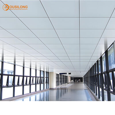 Tegular Edge Aluminum Lay In Ceiling Tiles Lightweight 1.5 Lbs Weightpertile Suitable For Various Interior Applications