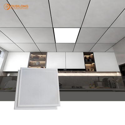 Galvanized Steel Lay In Ceiling Tiles AA Grade Fireproof Lightweight 1.5 Lbs Per Tile Ceiling Solution for Commercial Buildings