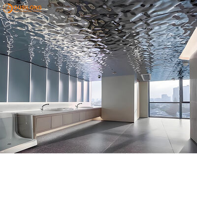 400 H Steel Frame Commercial Ceiling Tiles Finished Surface Ceiling Panels Suitable for Office Retail and Industrial Spaces