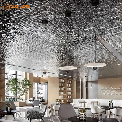 400 H Steel Frame Commercial Ceiling Tiles Finished Surface Ceiling Panels Suitable for Office Retail and Industrial Spaces