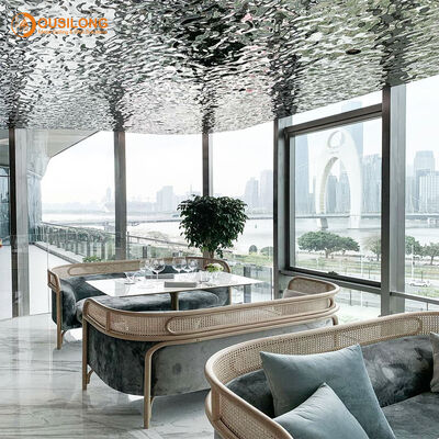 Environmentally Approved Commercial Ceiling Tiles with 400 H Steel Frame and Moistureresistance Providing Ceiling Solutions