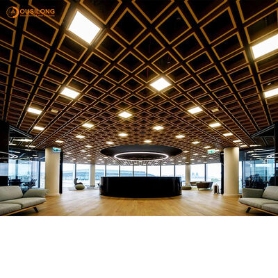 No Static Artistic Ceiling Tiles Class B Fire Resistance Suitable for Educational Institutions and Government Buildings