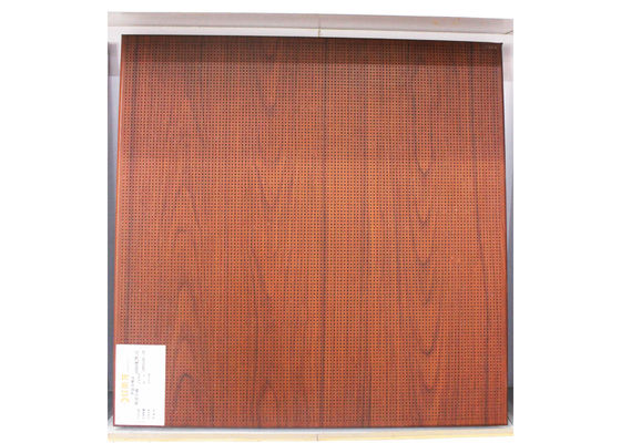Fireproof Acoustic Ceiling Tiles Perforated Suspended Panel For Museum , 600mm X 600mm