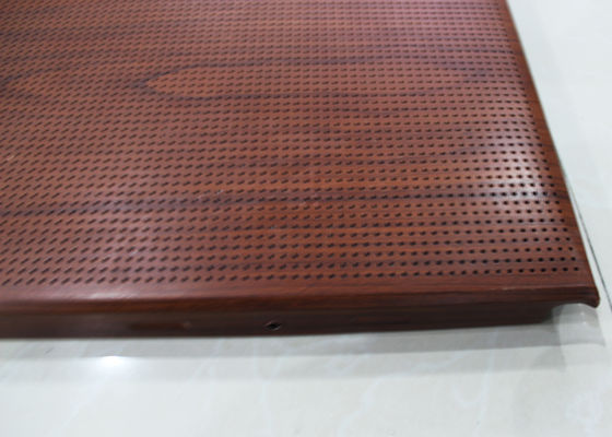 600 x 1200 ceiling tiles Clip In Ceiling Wooden punched for ceiling decoration