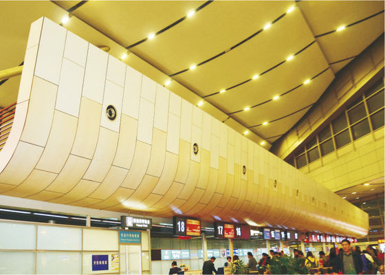 Building Facades Decorative Material Aluminium Honeycomb Composit Panel Windproof for Museum Opera