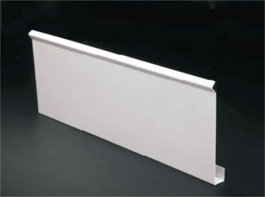Powder Coated Rustproof J-shaped Aluminum Baffle Ceiling H200 White Color