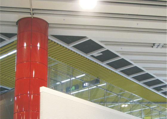 Curved Aluminum Wall Panel / Perforated Metal Ceiling Panels for building wall