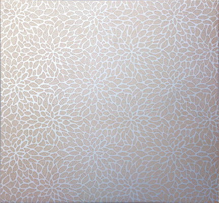 Pressed Textured Aluminum Ceiling Artistic , Embossed False Ceiling Tiles for Restaurant