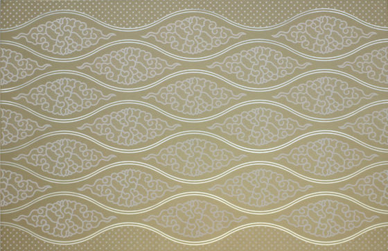 Pressed Textured Aluminum Ceiling Artistic , Embossed False Ceiling Tiles for Restaurant