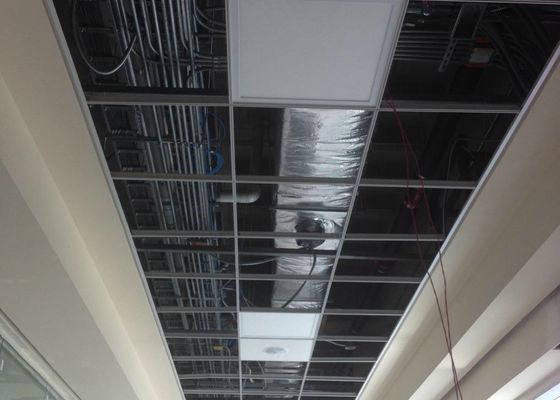 Grey Color Galvanized Steel Lay In Ceiling Tiles 605 X 605mm For Airport