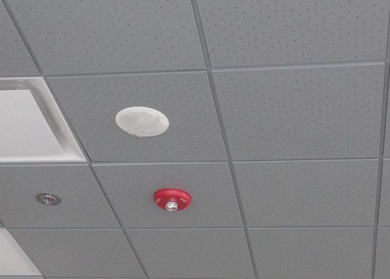 Grey Color Galvanized Steel Lay In Ceiling Tiles 605 X 605mm For Airport