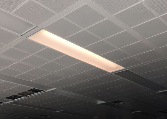 1'×1' White Color Perforation Φ2.3 Clip In Ceiling For Office Building