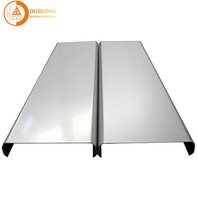 Suspended Metal Strip U-aluminum Profile Screen Ceiling For Residential