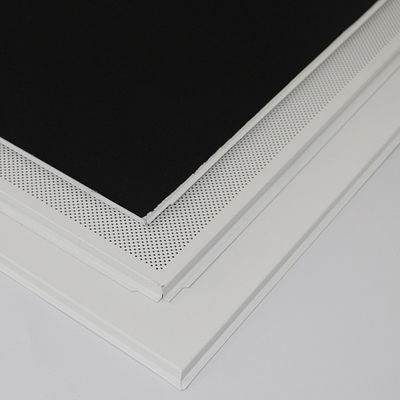 0.7mm Thickness Metal Ceiling Panels Standard Hollow / CNC Perforated Pattern