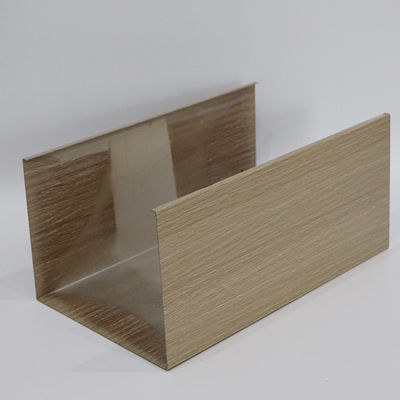 Expanded U - Shaped Metal Aluminum Baffle Ceiling For Shopping Mall