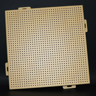 Building Exterior Facade Decoration Perforated Aluminum Wall Panel With 10 Years Warranty