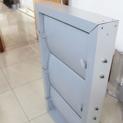 White Wall Decorative 84R Aluminum Sun Shade System Corrosion Resistance