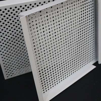 Fireproof Lay In Ceiling Tiles E Shape Hook On 3003 Perforated Aluminum Alloy