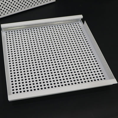 Fireproof Lay In Ceiling Tiles E Shape Hook On 3003 Perforated Aluminum Alloy