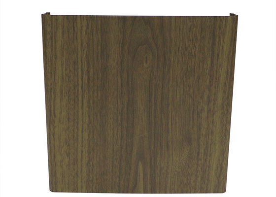 Thin Strip Commercial Acoustic Ceiling Tiles C Shape Bark Color Straight Edge