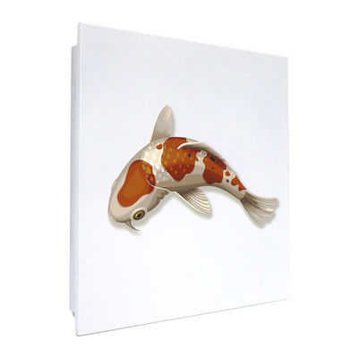 3D Modern Aluminum Artistic Ceiling Tiles With Fish Pattern Customized Size