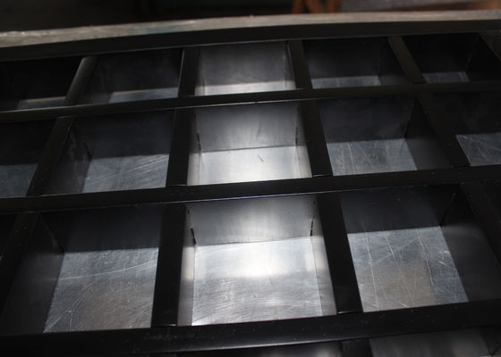 Installed with Frame Grid Square Metal Grid Ceiling For indoor decoration