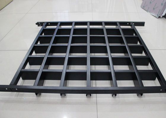 T bar Frame Installed Suspended Metal Ceiling / Aluminium Grid Ceiling Tiles